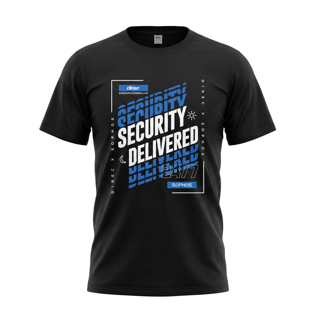 Unisex T-Shirt  – Soft Cotton Tee with “Sophos Security Delivered 24/7” Print