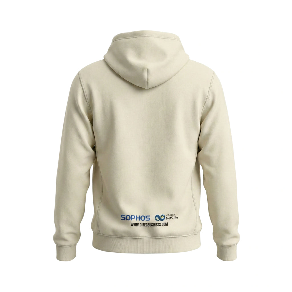Cream Hoodie for Men/Women – Soft Cotton Pullover with Direc Logo
