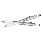 2-in-1 Black Multifunctional Pen –  Writing Tool with Direc Logo