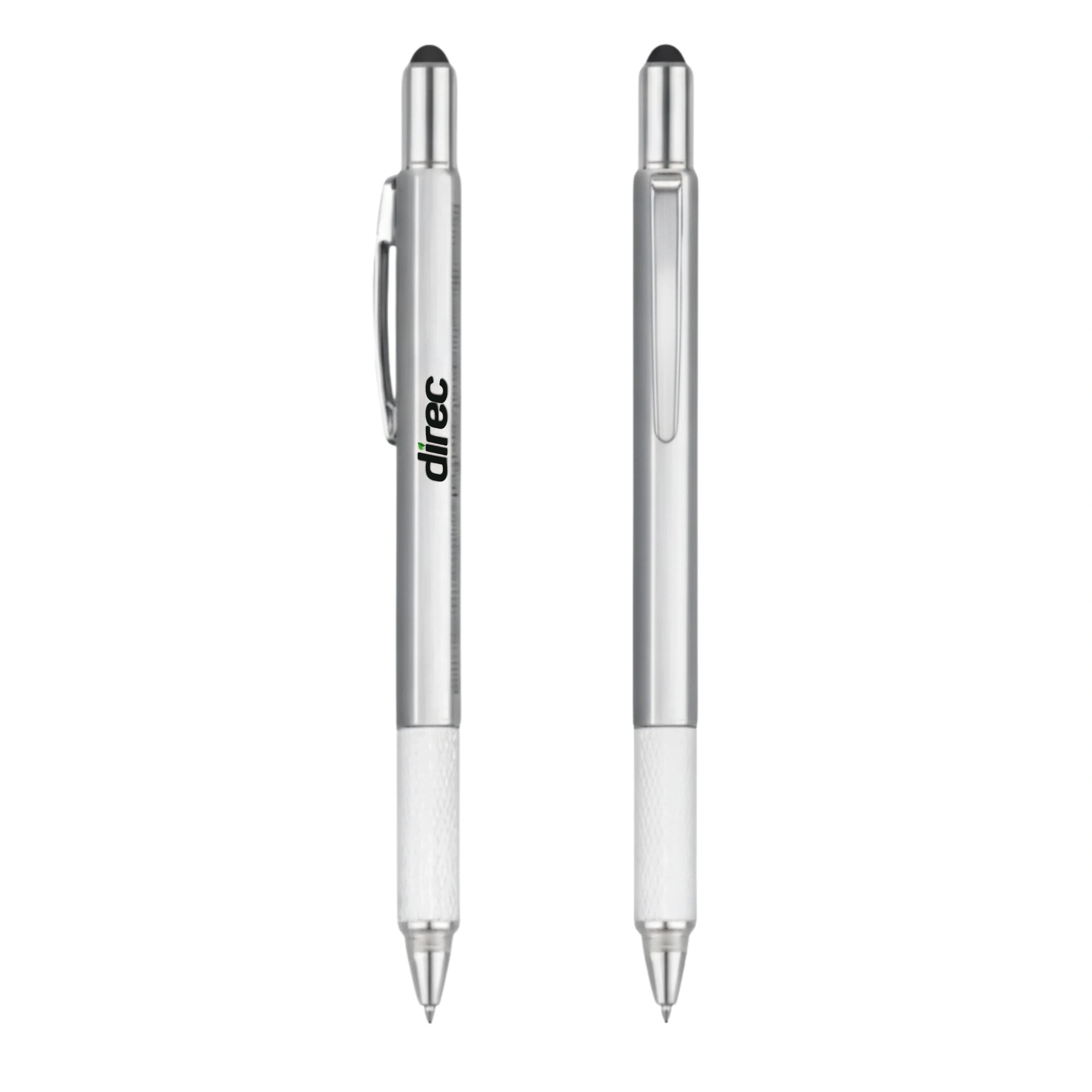 2-in-1 Black Multifunctional Pen –  Writing Tool with Direc Logo